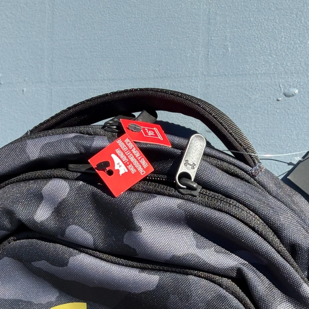 Under Armour Camo Black and Gold Backpack